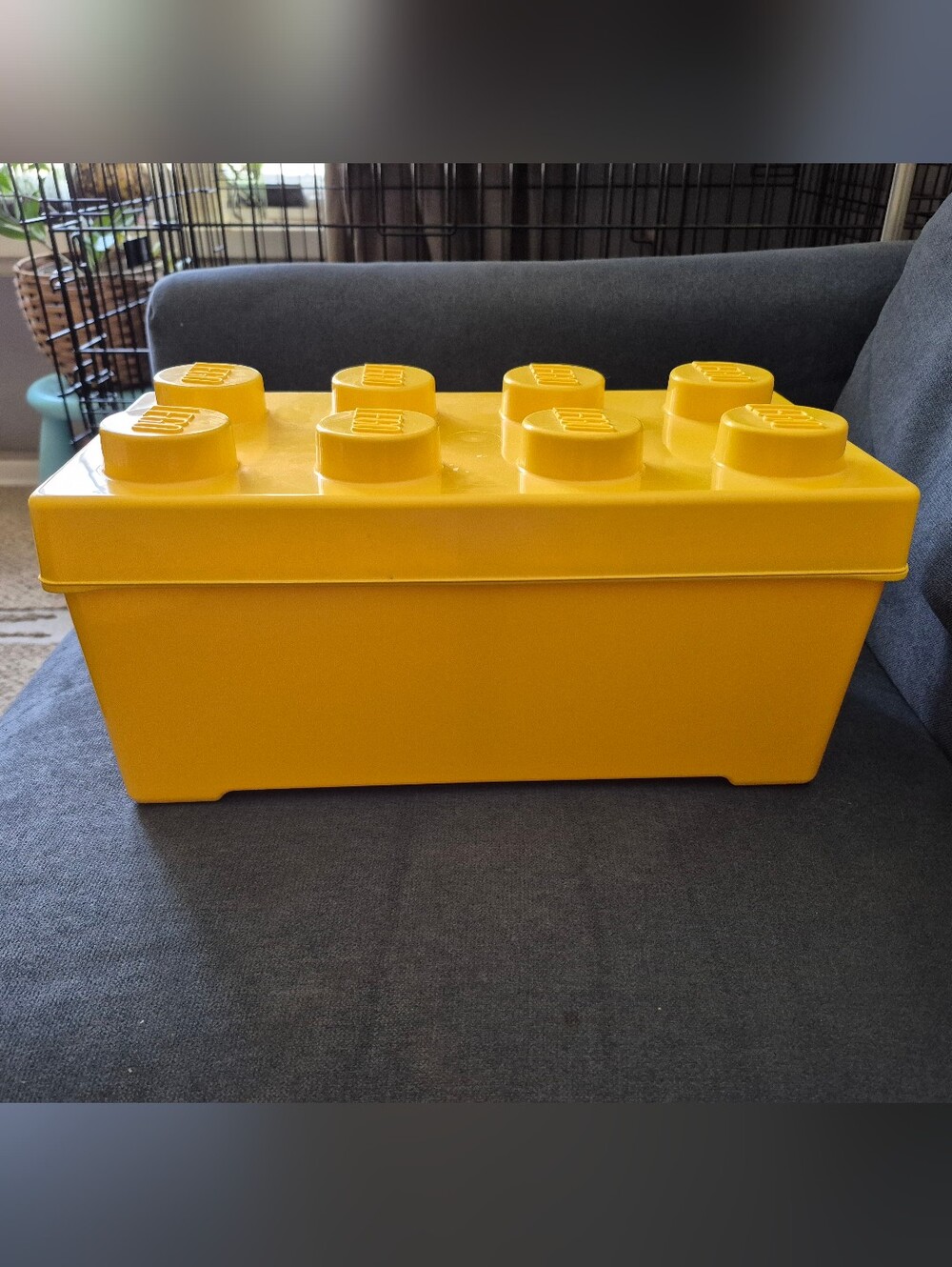 Lego Yellow Storage Container - Picture 2 of 4